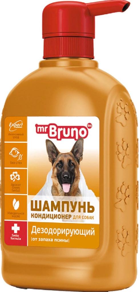 Мистер Бруно Шампунь "Дезодорирующий" д/собак 350мл