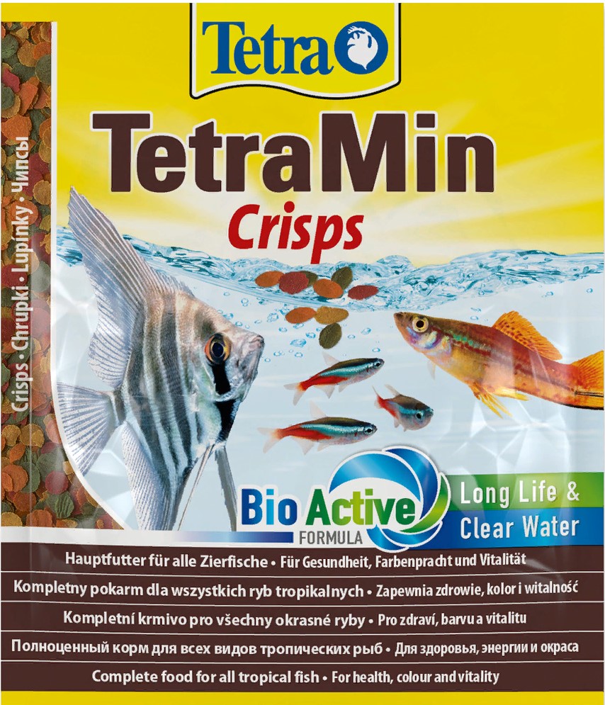TetraMin Crisps корм-чипсы для всех видов рыб 12г (пакет)