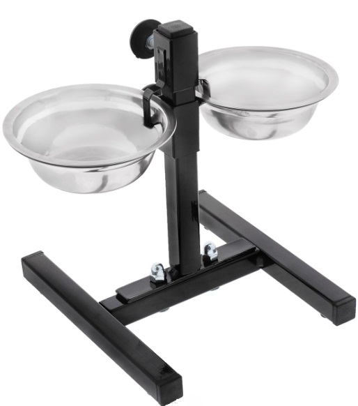 Подставка д/ собак "Телескоп" с мисками (р) 0,5л