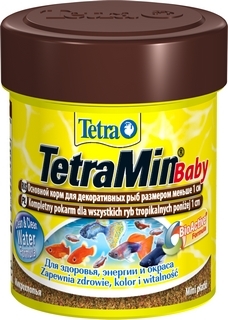 TetraMin Baby корм для мальков до 1см мелкая крупа 66мл