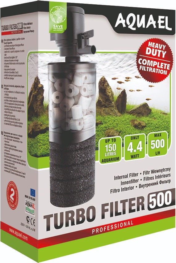 Фильтр внутренний AQUAEL TURBO 500 (до 150л), 500л/ч