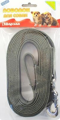 Повод брезентов. плотн.30мм* 5м стальн.караб 029750 029750