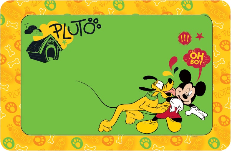Коврик под миску Disney Pluto & Mickey, 430x280мм
