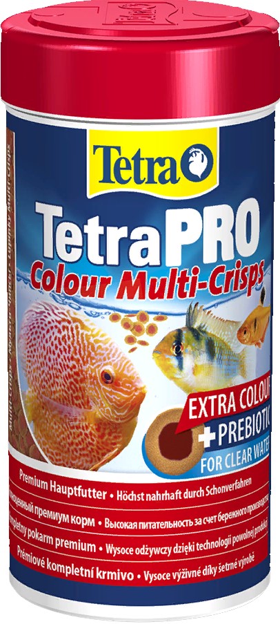 TetraPro Color Crisps корм-чипсы для улучшения окраса всех декоративных рыб 250мл