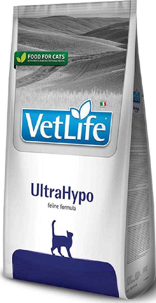 Vet Life сухой корм для кошек UltraHypo ультрогипоаллергенный