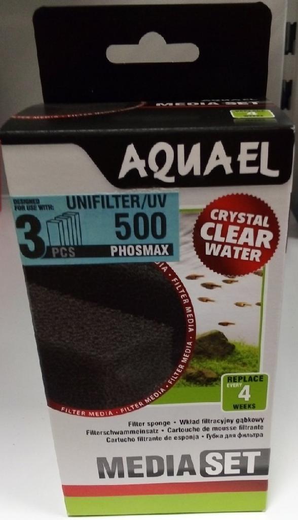 Губки сменные AQUAEL для UNIFILTER 500 с phosmax (3 шт)