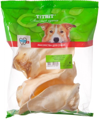 Ухо говяжье XXL мягкая упаковка