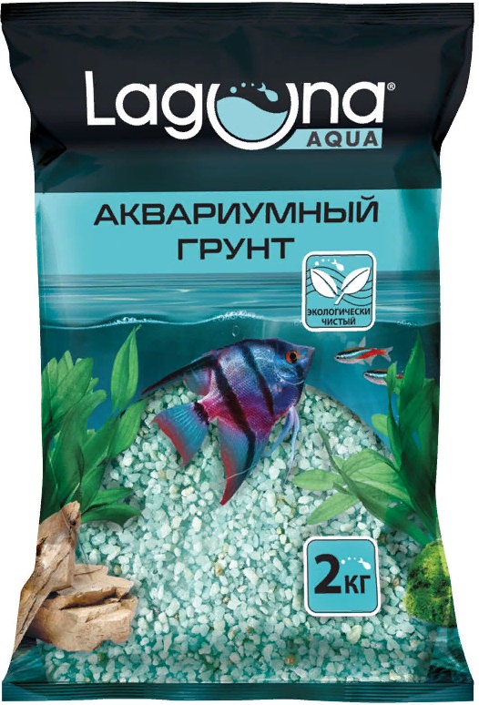 Грунт Бирюза, 2кг, 0,8-2мм