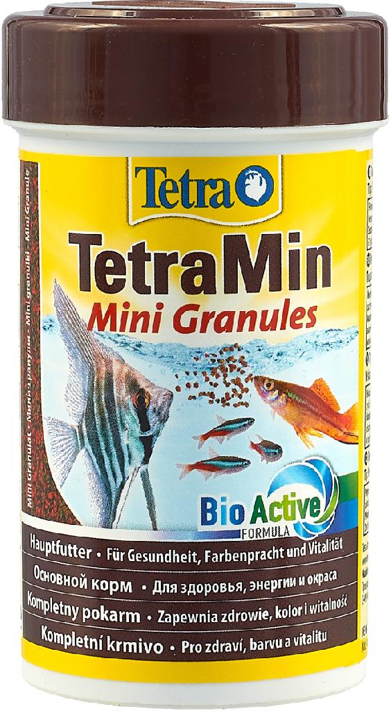 TetraMin Mini Granules корм в mini гранулах для молоди и мелких рыб 100мл