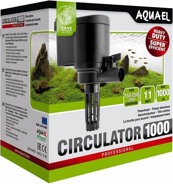 Помпа аквариумная AQUAEL CIRCULATOR 1000 (150-250л), 1000л/ч
