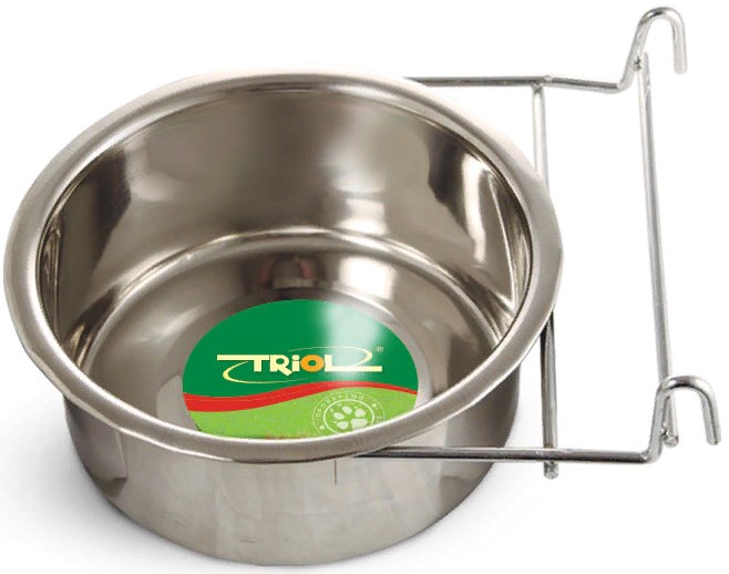 Миска металлическая с держателем, 0,28л